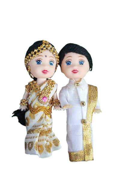 4 INCH COUPLE DOLL A0 W
