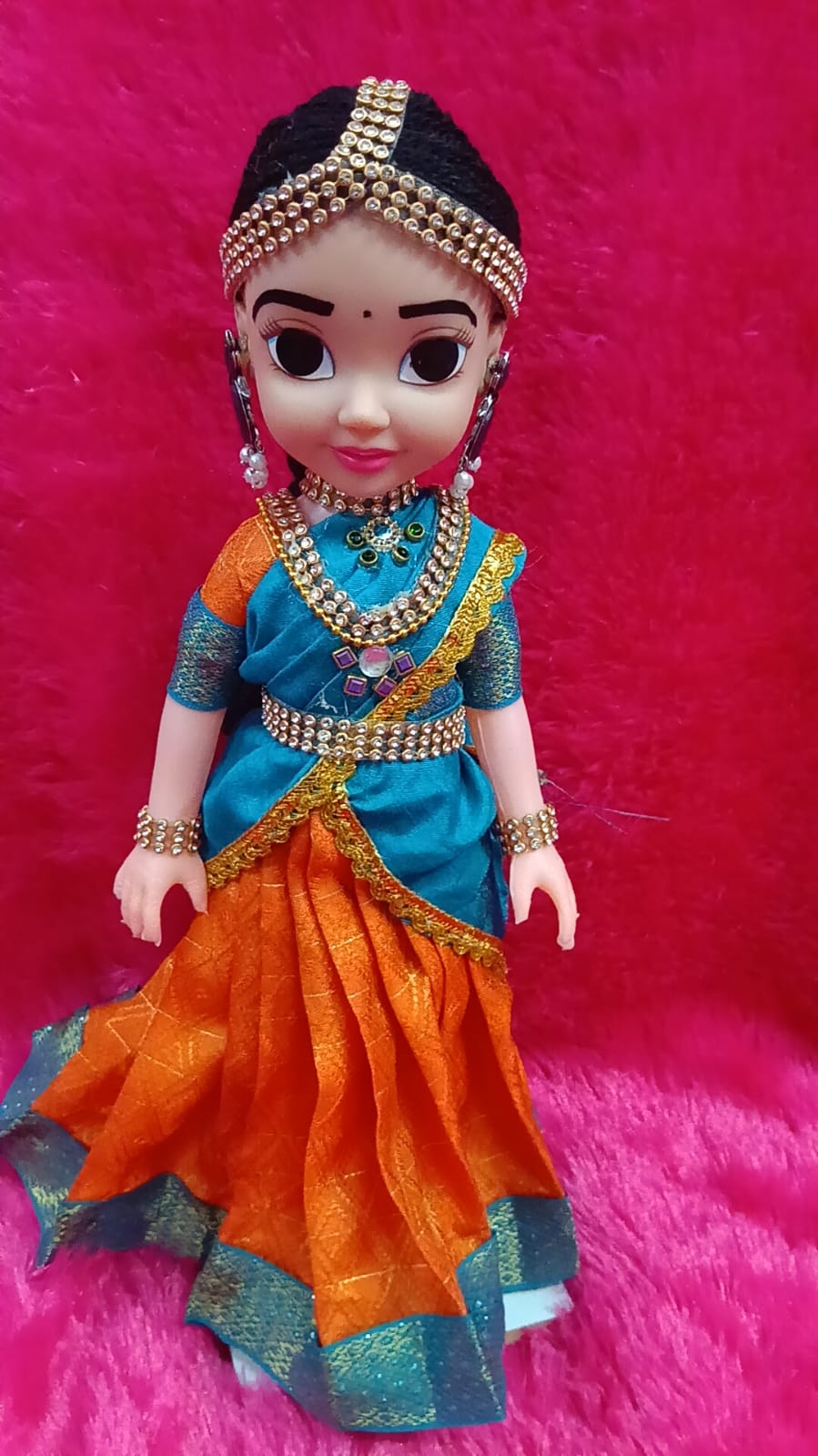 14 inch half saree  A14-0B