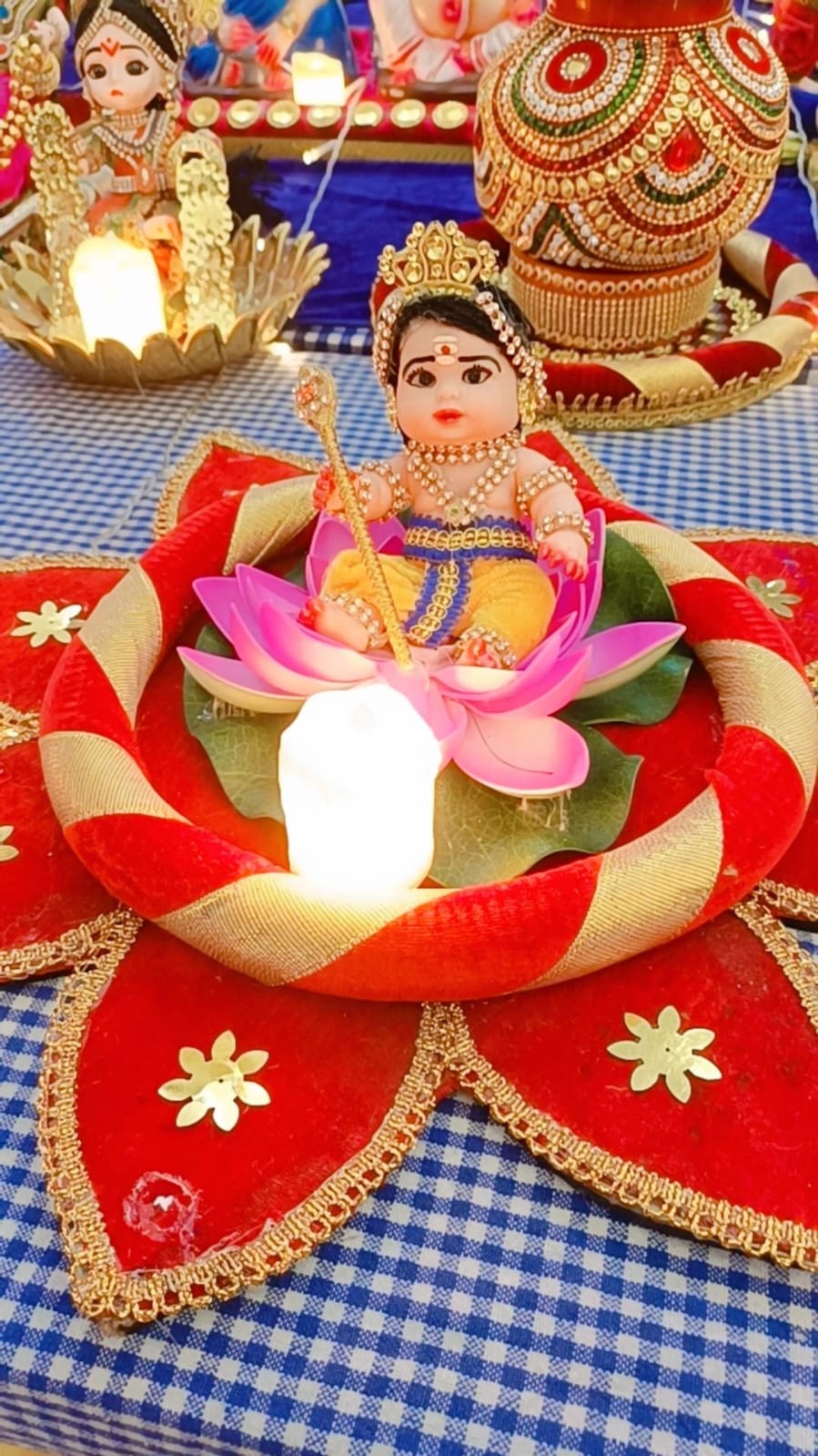 HANDCRAFTED BABY MURUGA PLATTER