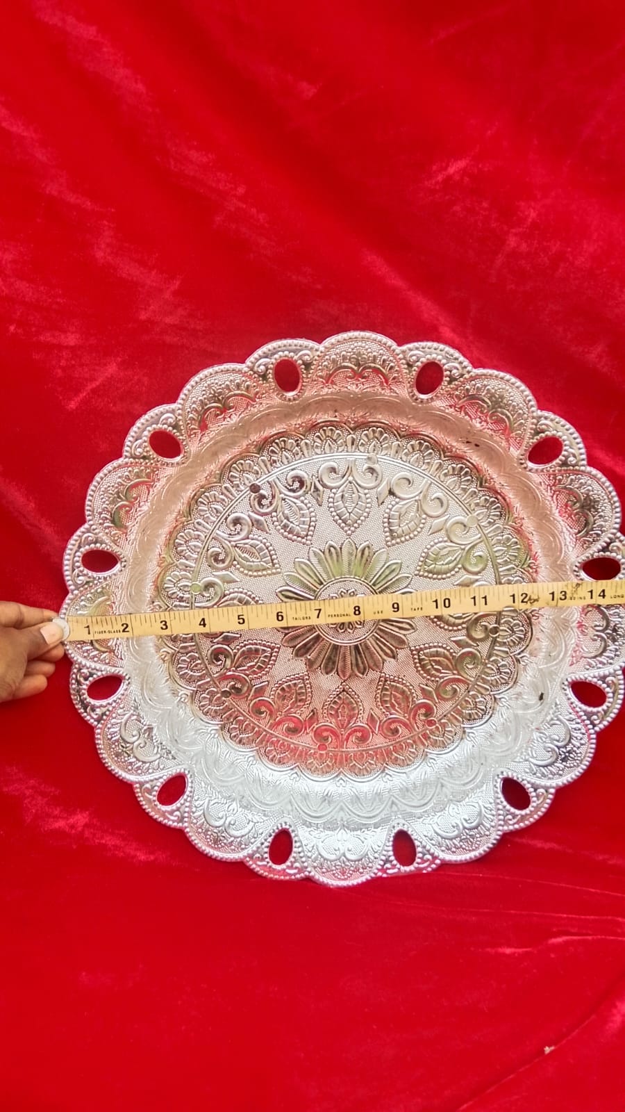 Silver tray