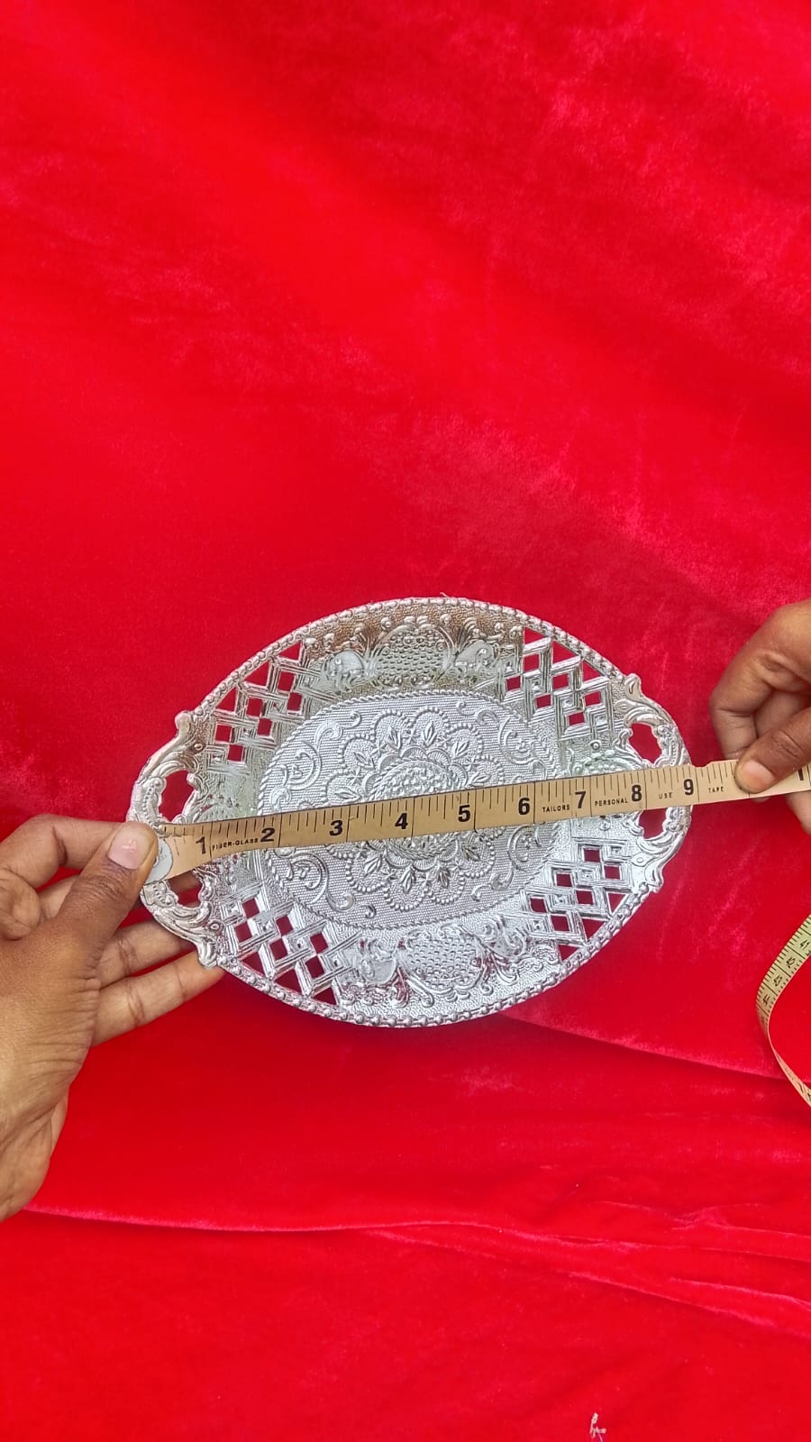 Oval bowl tray