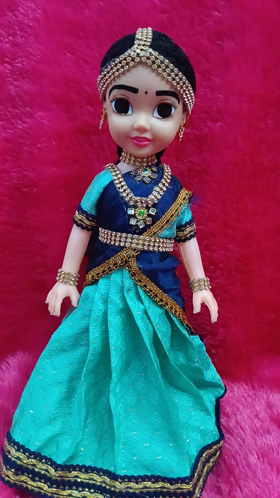 14inch half saree doll A14-B