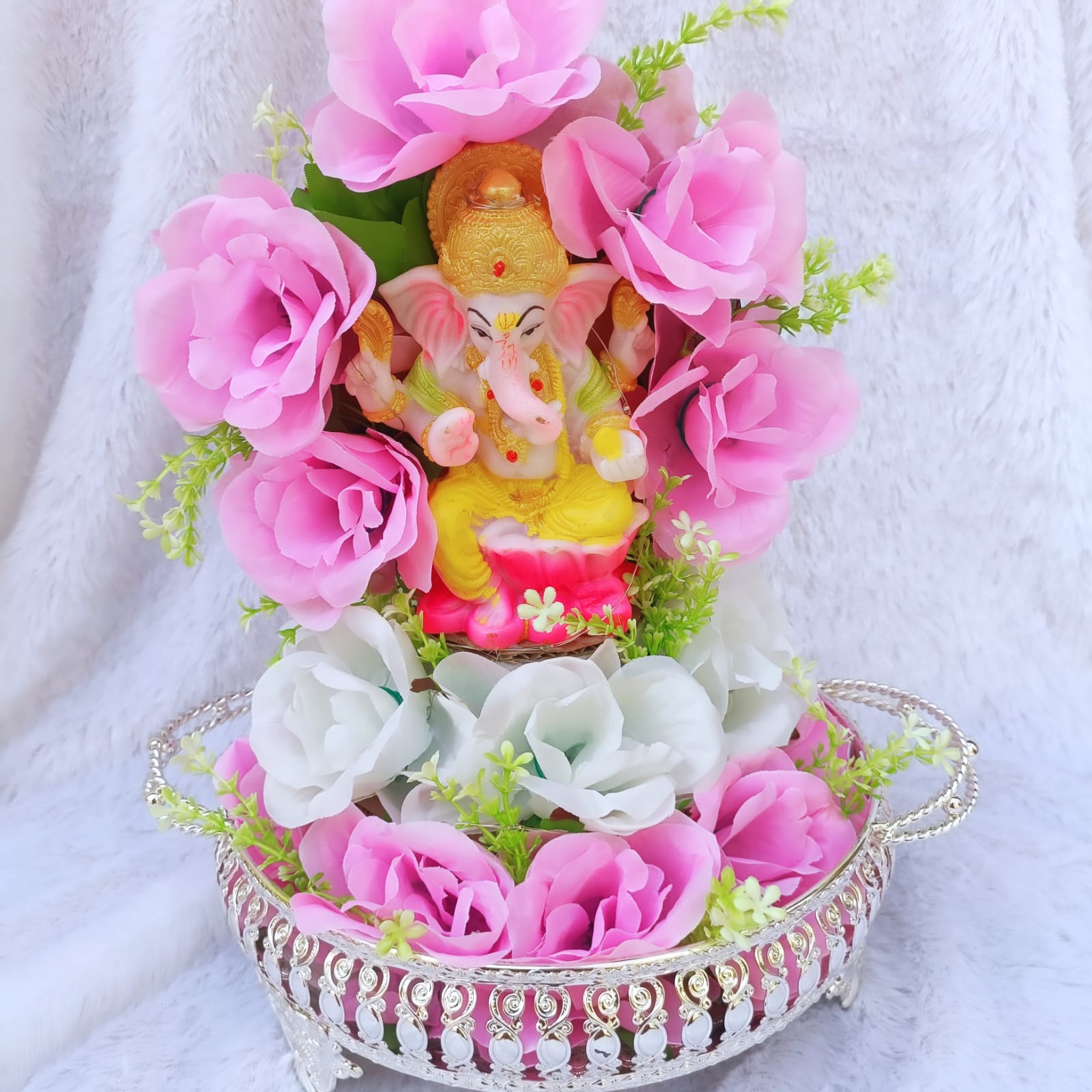 HANDCRAFTED LORD VINAYAGA DECORATIVE PLATTER