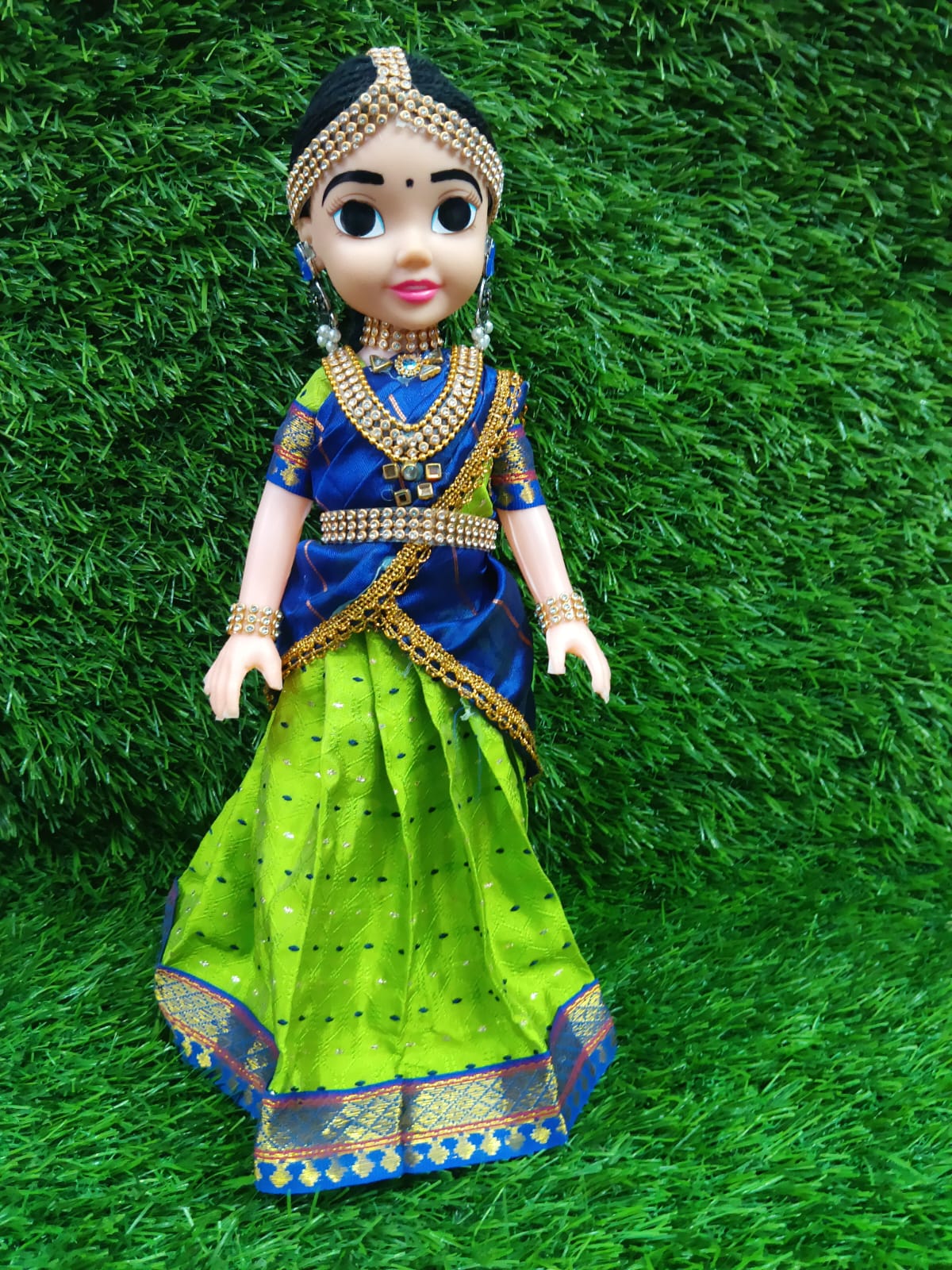 14inch half saree doll A14-GB