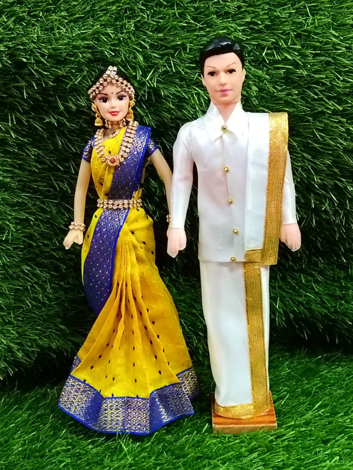 12 inch pair yellowblue