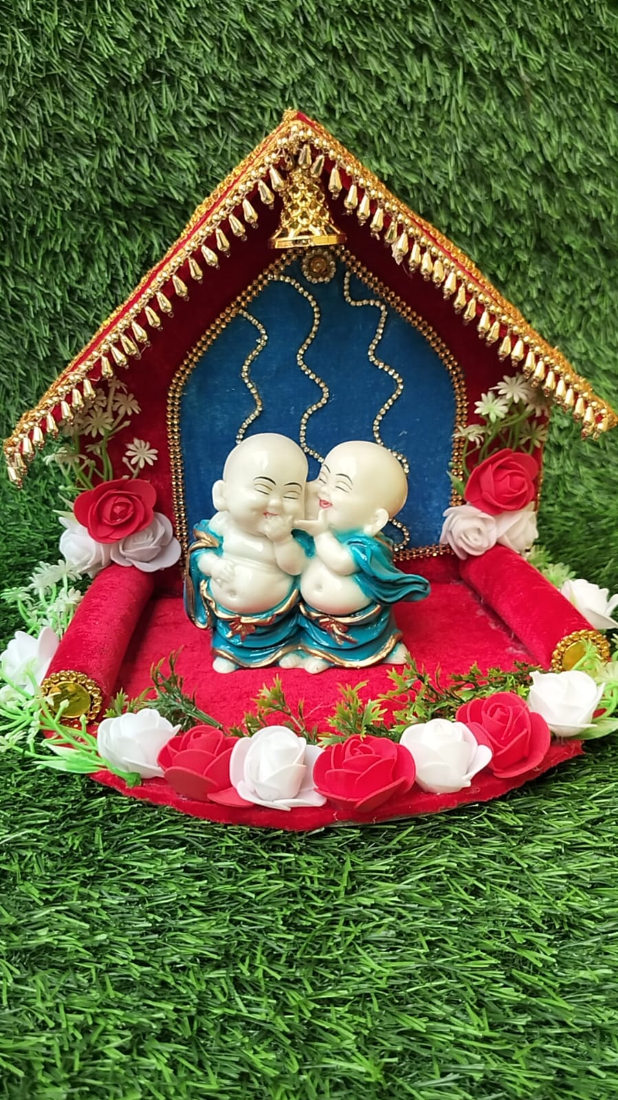 HANDCRAFTED BUDDHA DECORATIVE PLATTER