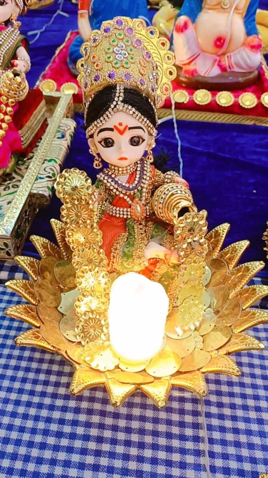 HANDCRAFTED MAHALAKSHMI PLATTER