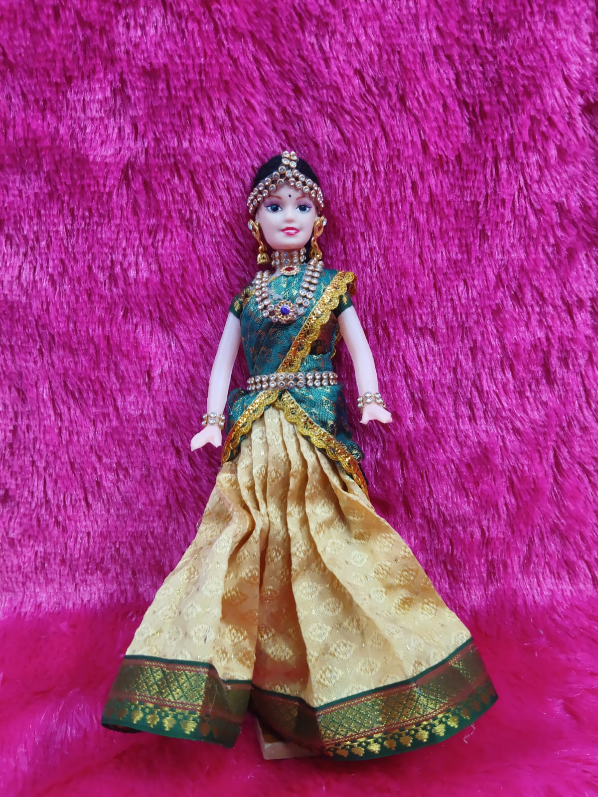 12"half saree doll -A12-SG