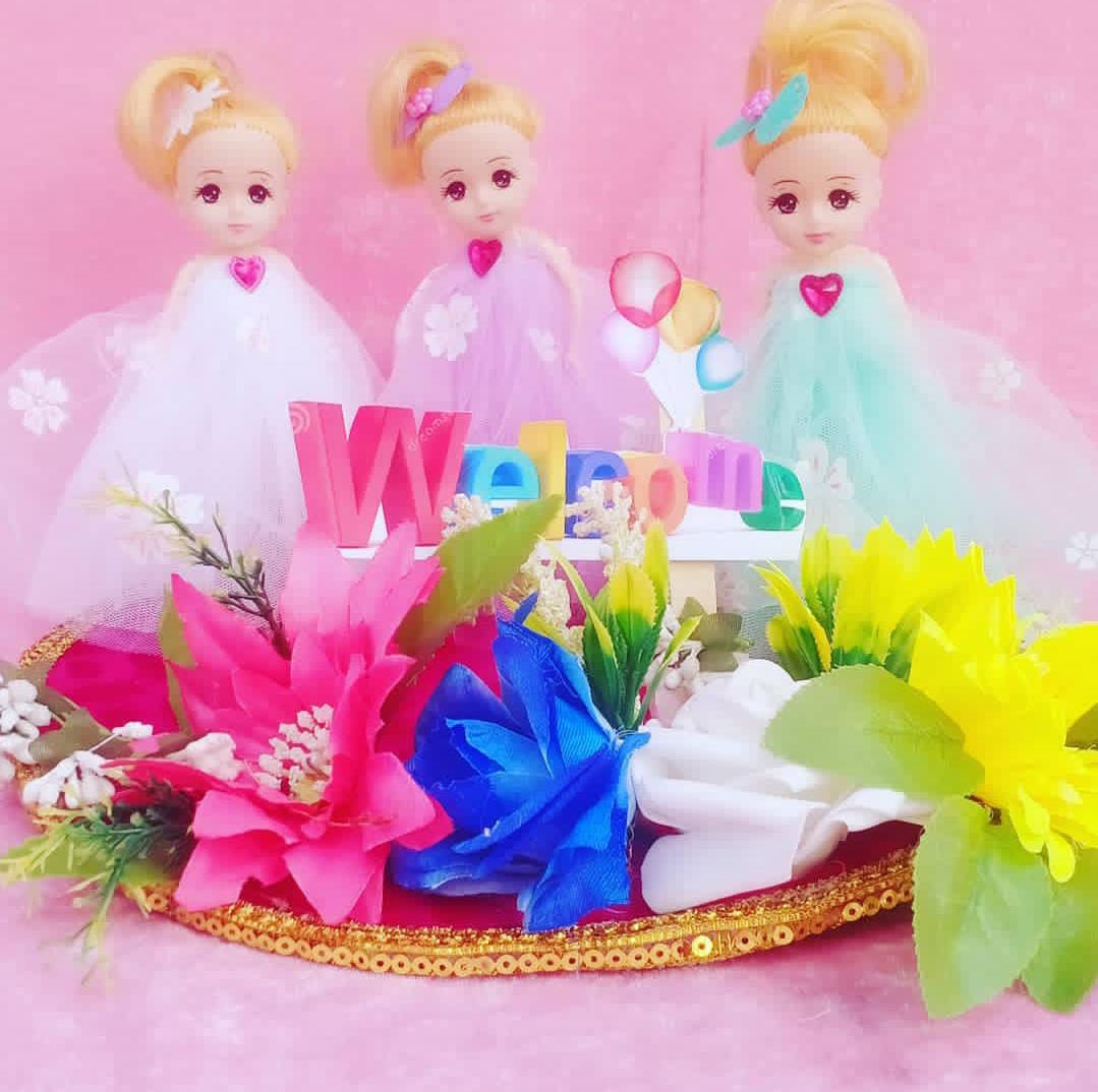 WELCOME GIRLS PERSONALIZED TRAY