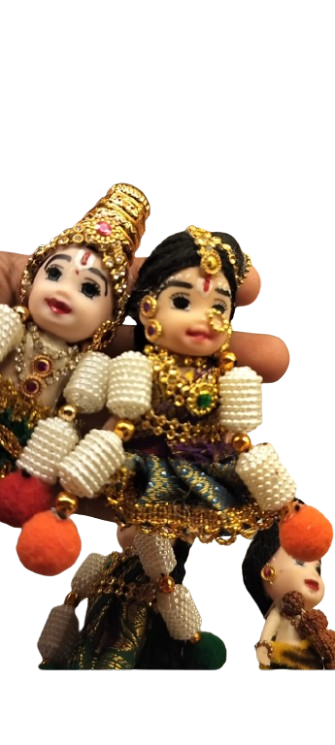 3 INCH COUPLE ANDAL PERUMAL 