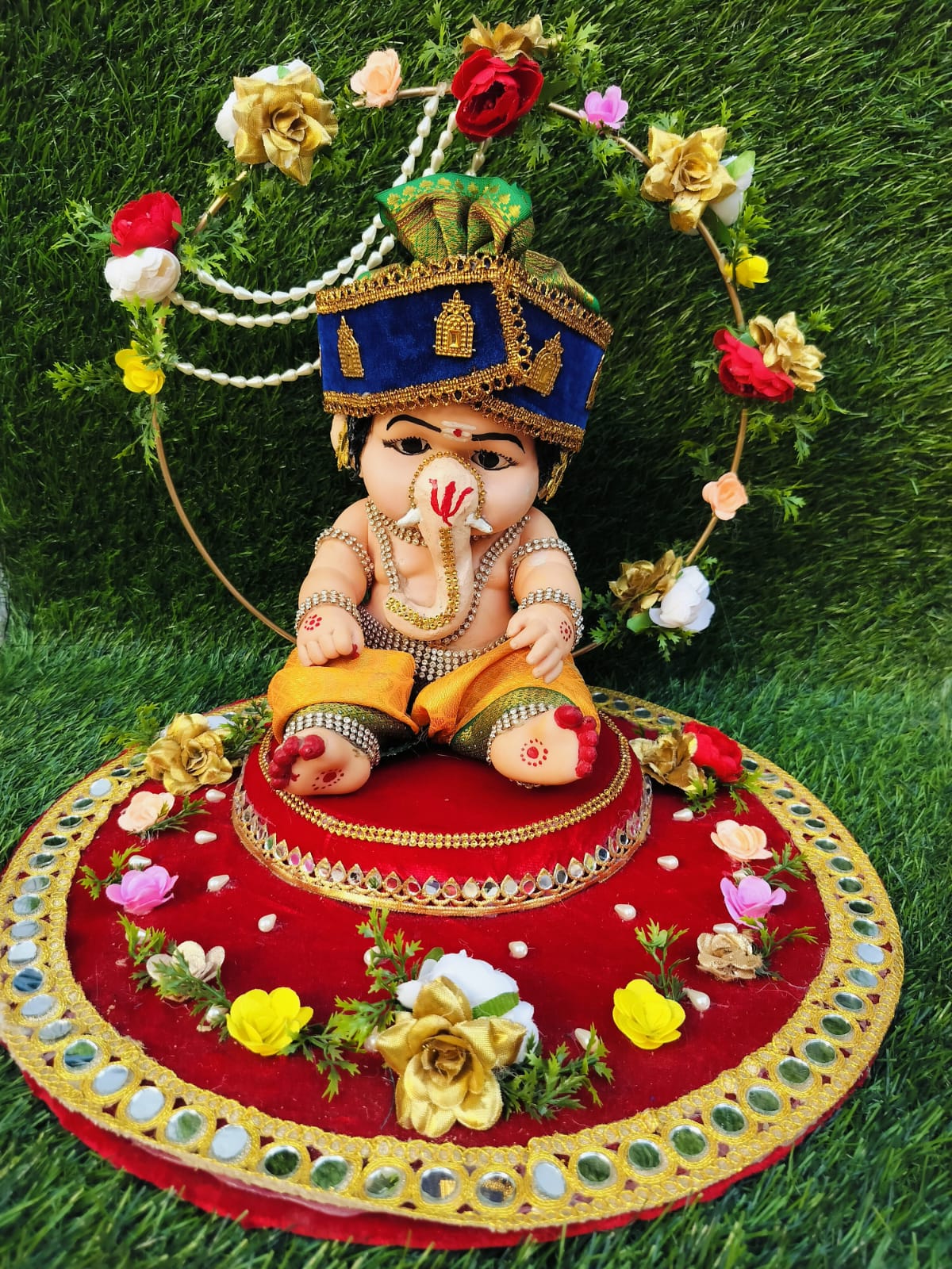 HANDCRAFTED DECORATIVE VINAYAGA PLATTER