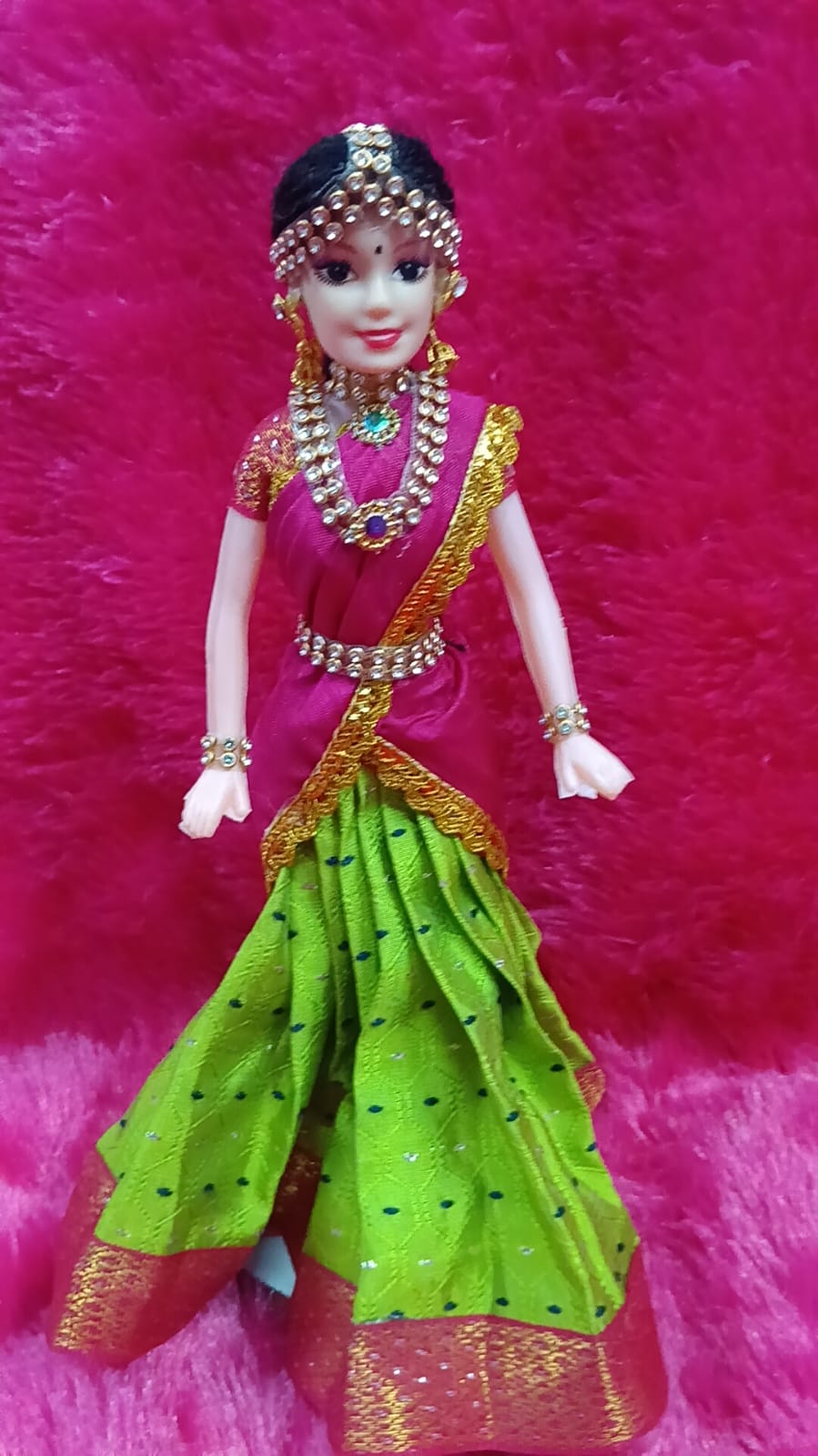 12inch half saree doll A12-GP