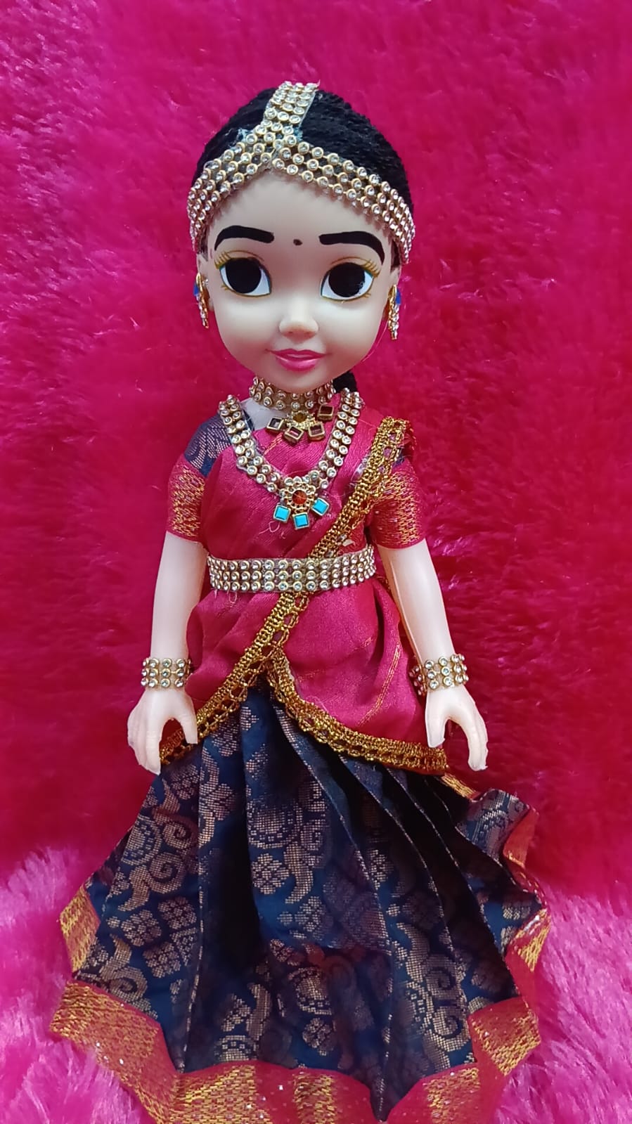 14inch half saree A14-IBP