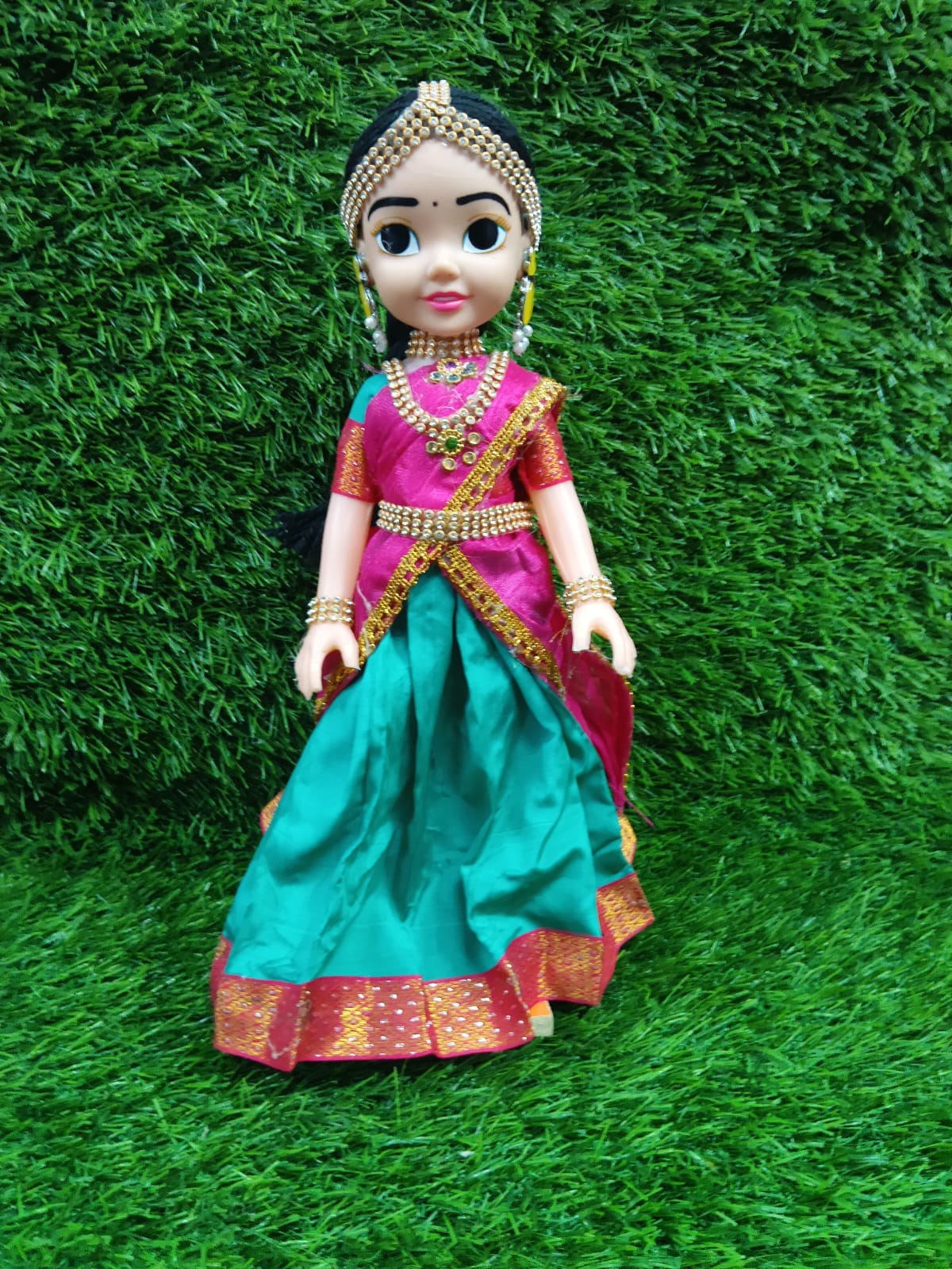 14 inch half saree A14-GP