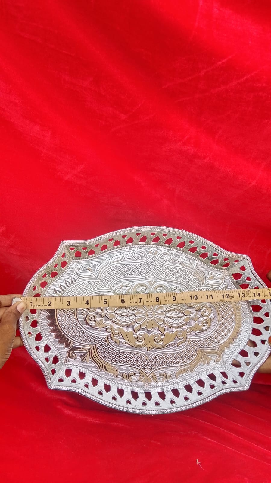 Oval shape plate