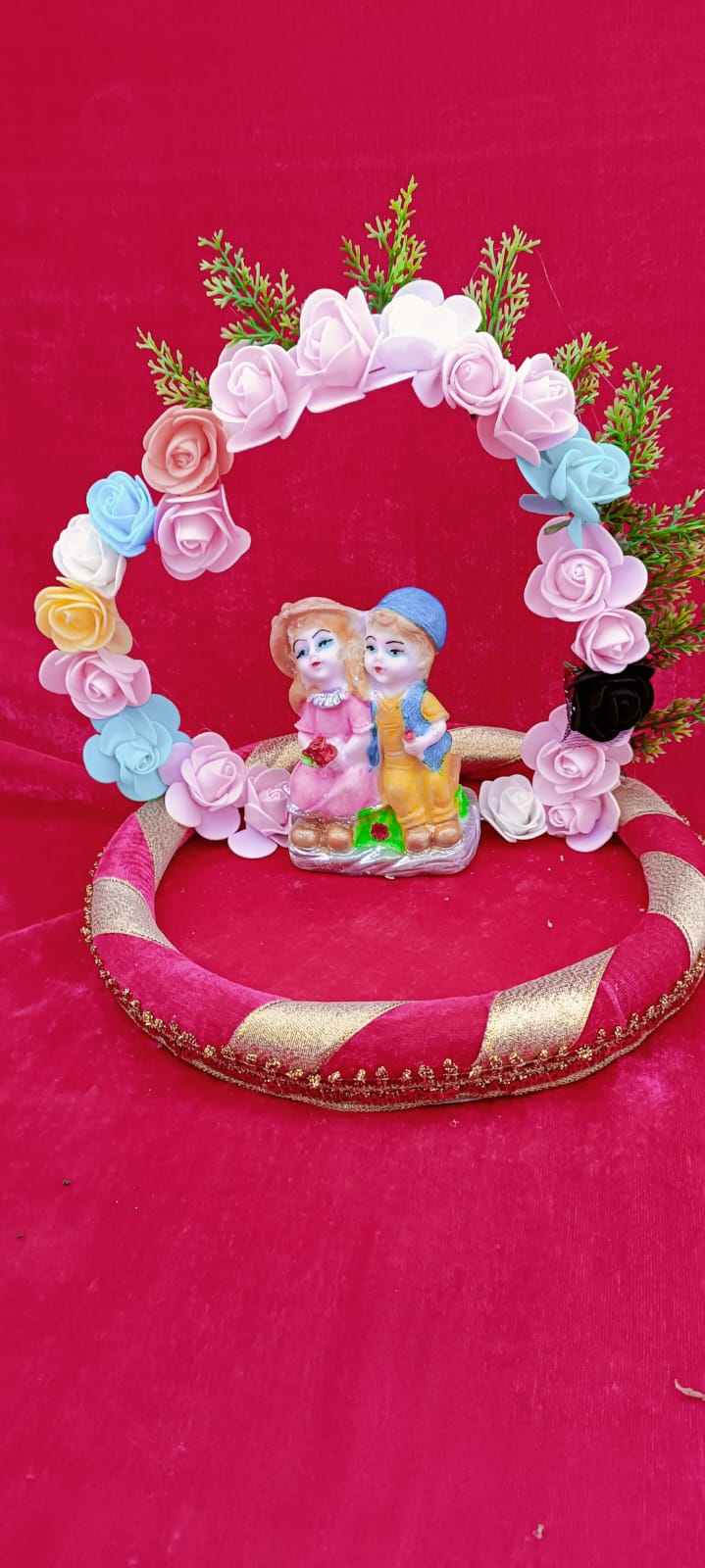 CUTE COUPLE HANDCRAFT PLATTER
